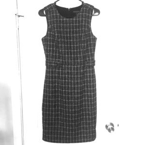 J Crew Professional Black Pattern Dress